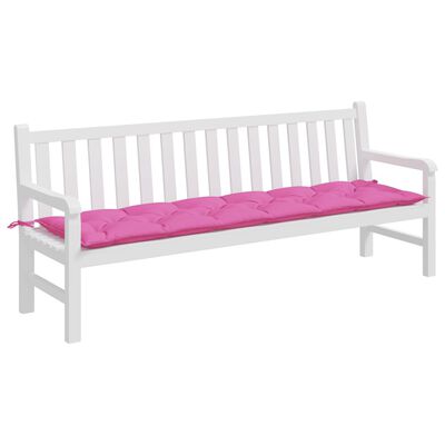 vidaXL Gartenbank-Auflage Rosa 200x50x7 cm Stoff