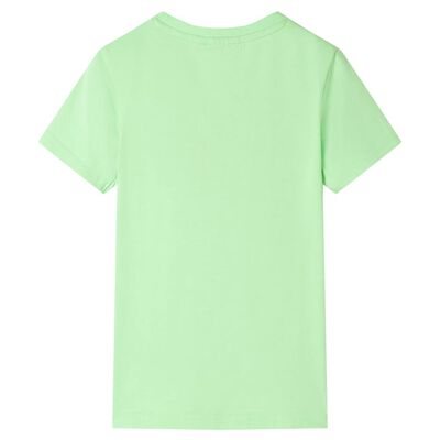 Kinder T-Shirt Neongrün 104