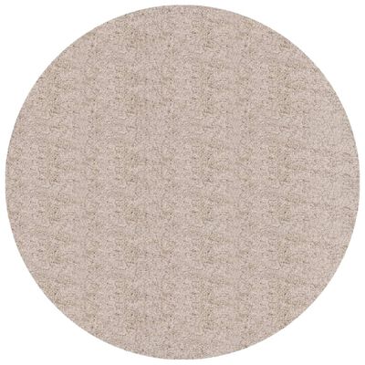 vidaXL Shaggy-Teppich PAMPLONA Hochflor Modern Beige Ø 200 cm