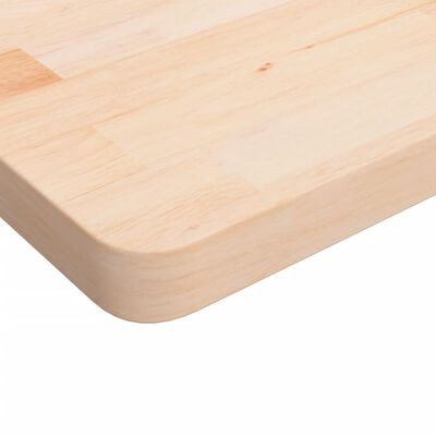 vidaXL Tischplatte Quadratisch 80x80x4 cm Eichenholz Unbehandelt