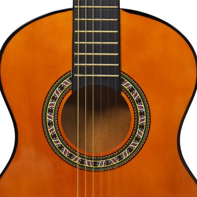 vidaXL 8-tlg. Klassische Gitarre Set für Anfänger 1/2 34"