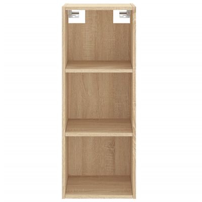 vidaXL Highboard Sonoma-Eiche 34,5x32,5x180 cm Holzwerkstoff