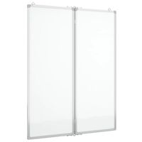 vidaXL Magnetisches Whiteboard Klappbar 80x100x1,7 cm Aluminium