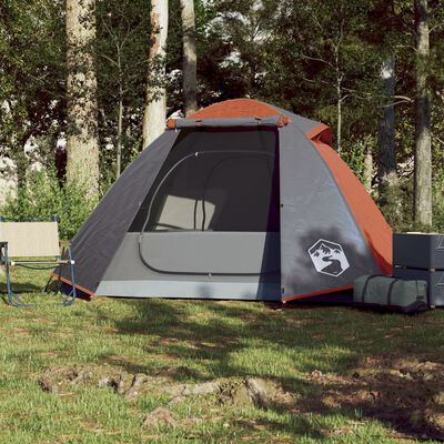 vidaXL Kuppel-Campingzelt 2 Personen Orange Wasserdicht