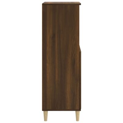 vidaXL Highboard Braun Eichen-Optik 60x36x110 cm Holzwerkstoff