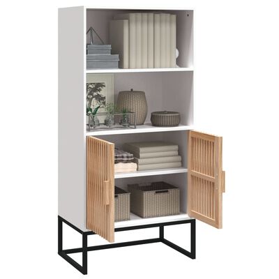 vidaXL Highboard Weiß 60x35x125 cm Holzwerkstoff