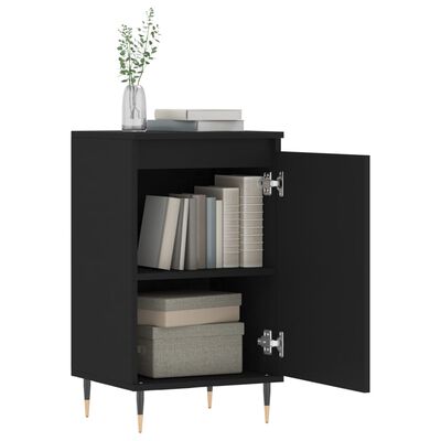 vidaXL Sideboard Schwarz 40x35x70 cm Holzwerkstoff