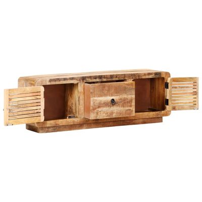 vidaXL TV-Schrank 120x30x40 cm Raues Mangoholz