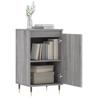 vidaXL Sideboards 2 Stk. Grau Sonoma 40x35x70 cm Holzwerkstoff