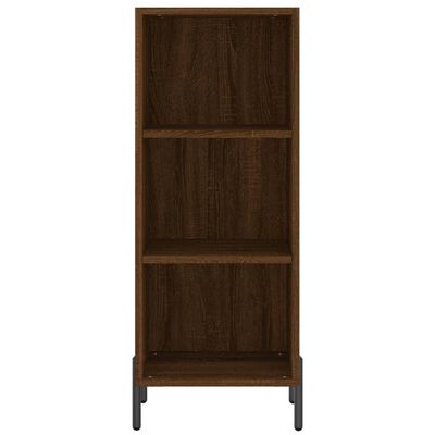 vidaXL Sideboard Braun Eichen-Optik 34,5x32,5x90 cm Holzwerkstoff