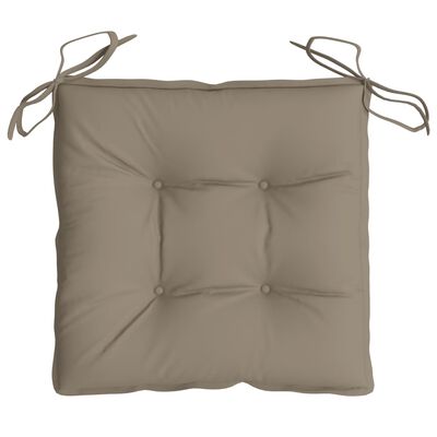 vidaXL Stuhlkissen 4 Stk. Taupe 50x50x7 cm Oxford-Gewebe