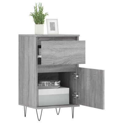 vidaXL Sideboard Grau Sonoma 40x35x70 cm Holzwerkstoff