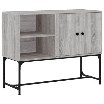 vidaXL Sideboard Grau Sonoma 100x40x79,5 cm Holzwerkstoff