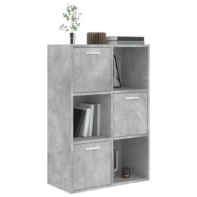 vidaXL Lagerschrank Betongrau 60x29,5x90 cm Holzwerkstoff