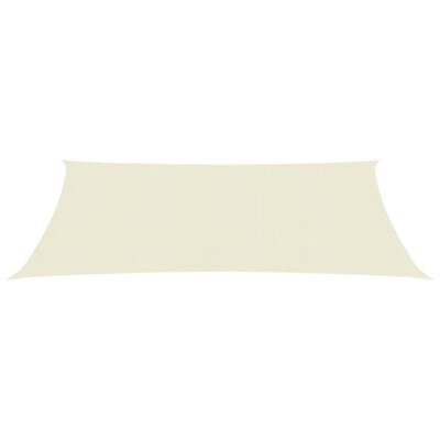 vidaXL Sonnensegel 160 g/m² Creme 2,5x4 m HDPE