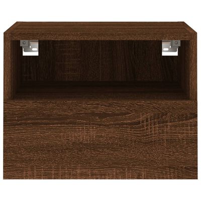 vidaXL TV-Wandschrank Braun Eiche-Optik 40x30x30 cm Holzwerkstoff