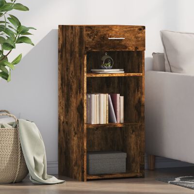 vidaXL Sideboard Räuchereiche 40x42,5x93 cm Holzwerkstoff