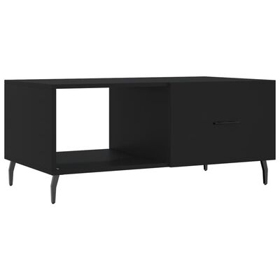 vidaXL Couchtisch Schwarz 90x50x40 cm Holzwerkstoff