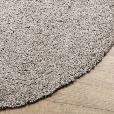 vidaXL Shaggy-Teppich PAMPLONA Hochflor Modern Beige Ø 200 cm