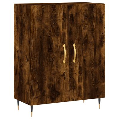 vidaXL Sideboard Räuchereiche 69,5x34x90 cm Holzwerkstoff