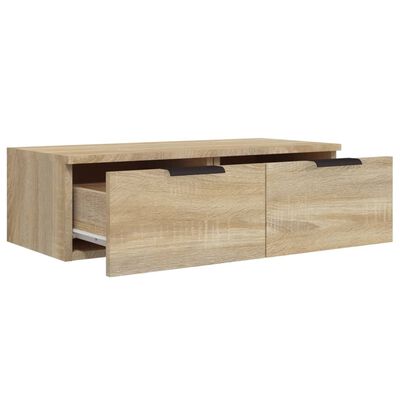 vidaXL Wandschrank Sonoma-Eiche 68x30x20 cm Holzwerkstoff