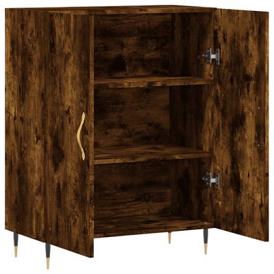 vidaXL Sideboard Räuchereiche 69,5x34x90 cm Holzwerkstoff