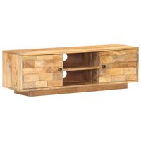 vidaXL TV-Schrank 116x30x35 cm Mango Massivholz