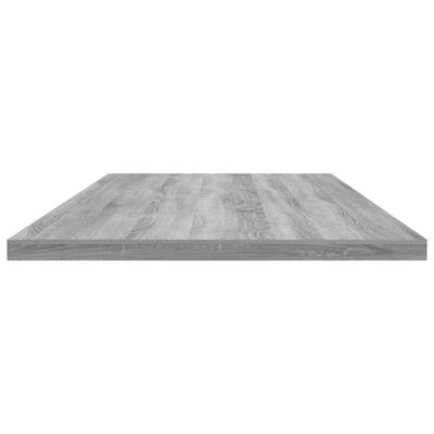 vidaXL Wandregale 4 Stk. Grau Sonoma 100x30x1,5 cm Holzwerkstoff