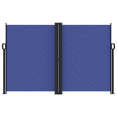 vidaXL Seitenmarkise Ausziehbar Blau 160x600 cm