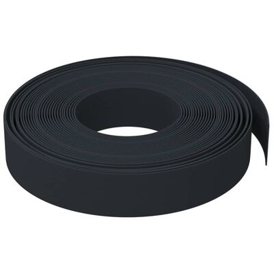 vidaXL Rasenkante Schwarz 10 m 10 cm Polyethylen