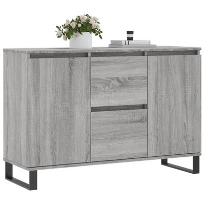 vidaXL Sideboard Grau Sonoma 104x35x70 cm Holzwerkstoff