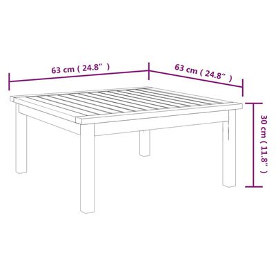 vidaXL 6-tlg. Garten-Lounge-Set mit Kissen Cremeweiß Massivholz Akazie