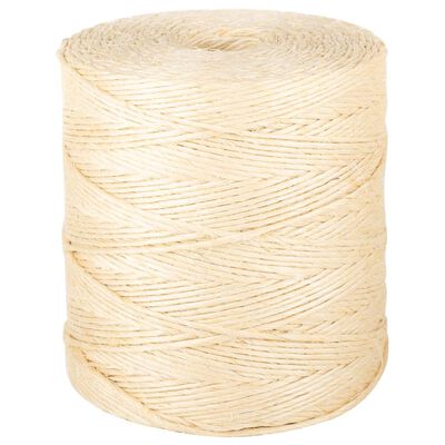 vidaXL Seil 100% Sisal 2 mm 300 m