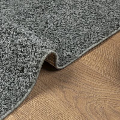 vidaXL Teppich Shaggy Hochflor Modern Grün 240x340 cm