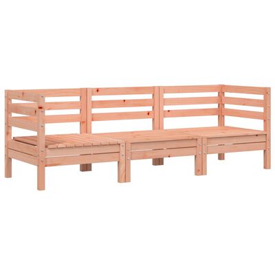 vidaXL Gartensofa 3-Sitzer Massivholz Douglasie