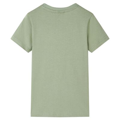 Kinder-T-Shirt Helles Khaki 128