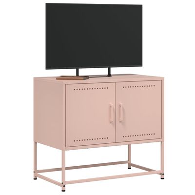 vidaXL TV-Schrank Rosa 68,5x39x60,5 cm Stahl