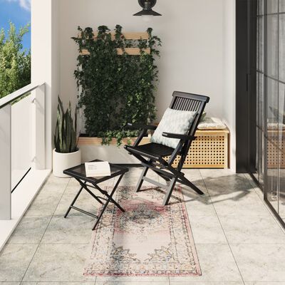 vidaXL Teppich ARBIZU Indoor und Outdoor Vintage-Design 80x150cm