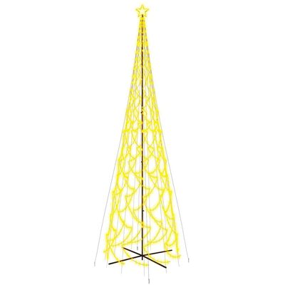 vidaXL LED-Weihnachtsbaum Kegelform Warmweiß 3000 LEDs 230x800 cm