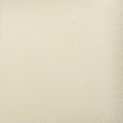 vidaXL 2-Sitzer-Sofa Creme 120 cm Kunstleder