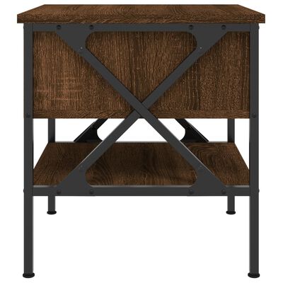 vidaXL Nachttisch Braun Eichen-Optik 40x42x45 cm Holzwerkstoff