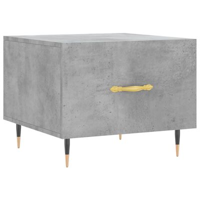 vidaXL Couchtisch Betongrau 50x50x40 cm Holzwerkstoff