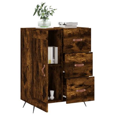 vidaXL Sideboard Räuchereiche 69,5x34x90 cm Holzwerkstoff