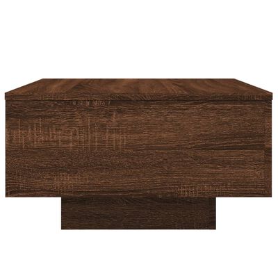 vidaXL Couchtisch Braun Eichen-Optik 55x55x31 cm Holzwerkstoff