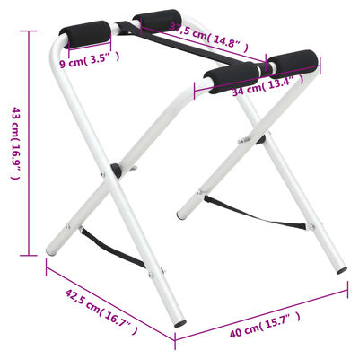 vidaXL Kajak-Ständer Klappbar 2 Stk. 70 kg Aluminium