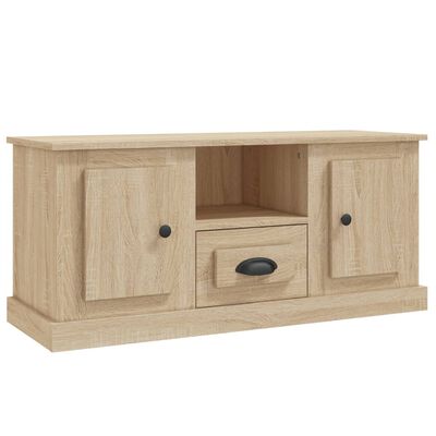 vidaXL TV-Schrank Sonoma-Eiche 100x35,5x45 cm Holzwerkstoff