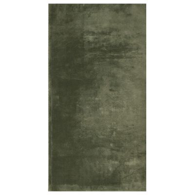 vidaXL Teppich HUARTE Kurzflor Weich und Waschbar Waldgrün 60x110 cm