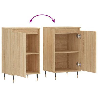 vidaXL Sideboard Sonoma-Eiche 40x35x70 cm Holzwerkstoff