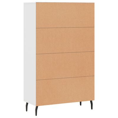 vidaXL Highboard Weiß 69,5x31x115 cm Holzwerkstoff