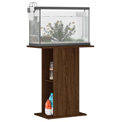 vidaXL Aquariumständer Braun Eichen-Optik 60,5x36x72,5cm Holzwerkstoff